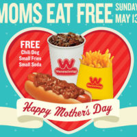 free mother's day chili dog